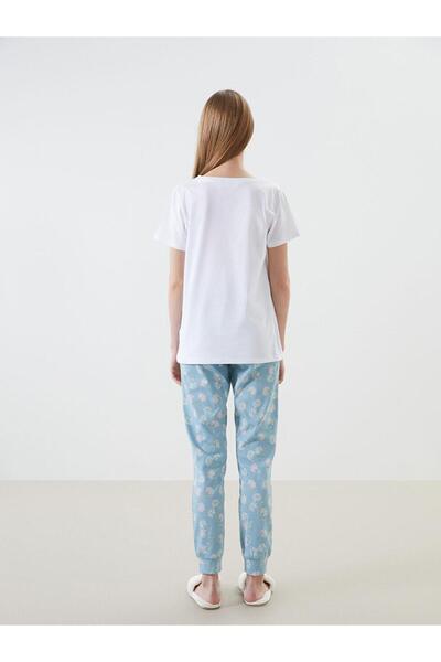 LC Waikiki LCW DREAM  V Yaka Çiçekli Kadın Pijama Takımı