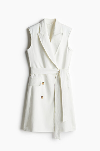 H&M Keten Karışımlı Blazer Elbise