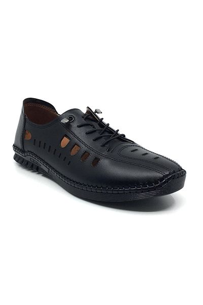 CATELLİ 100% piele, sezon nou, bărbați, vară, confortabile, zilnice, sandale perforate, cu șireturi din cauciuc 40-45