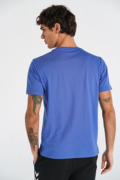 hummel 912202-7837 Calvert Men's Sports T-Shirt Blue