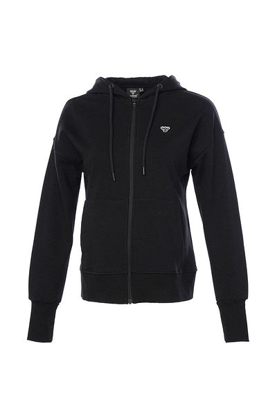 hummel Hmlt-ic Icona Zip Hoodie Women Sweat 921774-2001 Черно