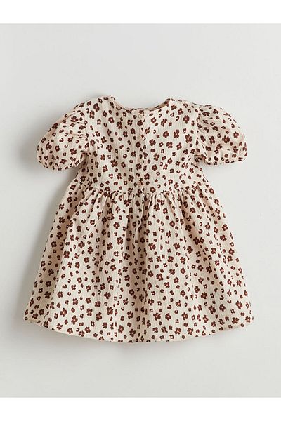 LC Waikiki Νέα σεζόν Floral κοριτσίστικο φόρεμα - S5KM42Z1