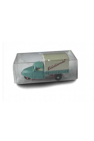 WİKİNG Wiking 1:87 Goli Dreirad Fildienst – Nostalgic German Mini Pickup Truck Model