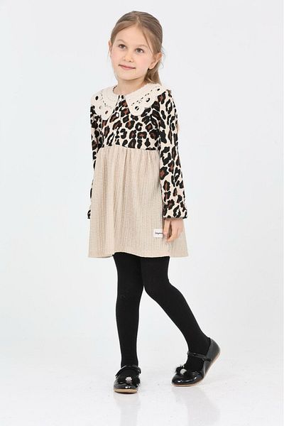 tunays shopping Φόρεμα Leopard γιακά μωρού