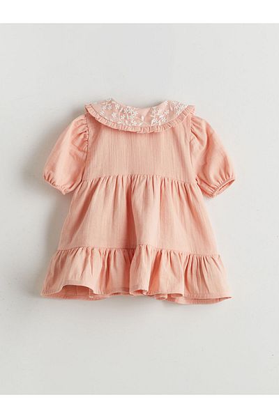 LC Waikiki Βρεφικό φόρεμα LCW Baby Floral Muslin Baby Girl