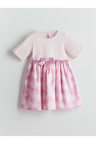 LC Waikiki Lcw Kids Girls' Dress with Ribbon Detail