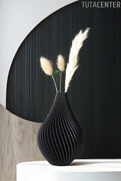 TUTACENTER VASE DURU NEGRE 15CM