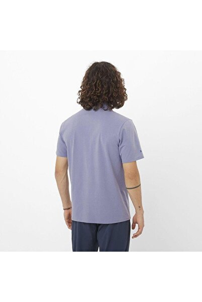 Salomon Lc2439500 Trackline Polo m Men's Polo T-Shirt Blue