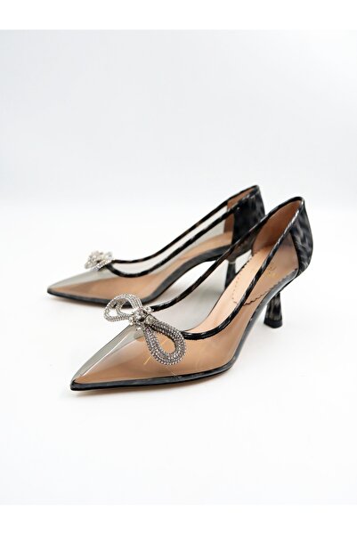 Tenau Women's Stiletto Silhouette Leather Shoes