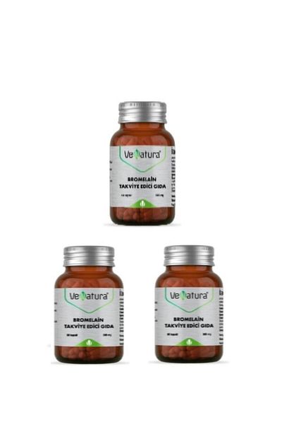 VeNatura Bromelain 60 Capsules 3 Pieces