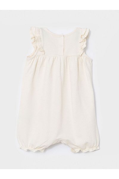 LC Waikiki Lcw Baby Baby Girl Basic Combed Cotton Romper