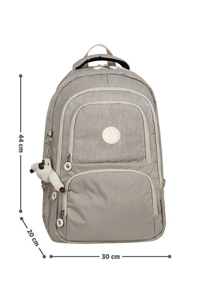 Kingston Hill Crinkle Fabric Lightweight Backpack - Suitable for School/Daily Use, Waterproof, Multi-Compartment