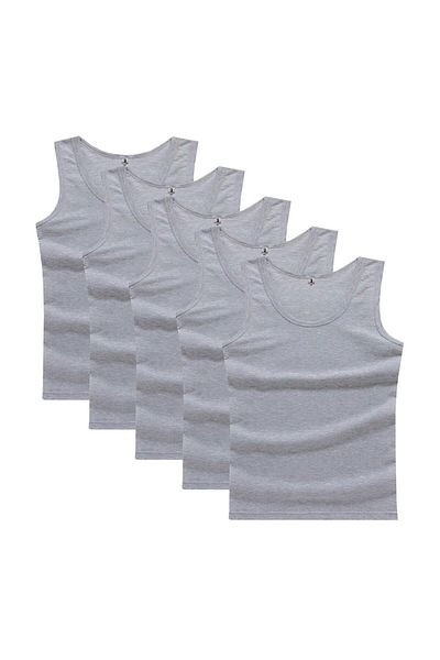 marufshop Ανδρικό μεγάλο μέγεθος 5 τμχ Classic Cotton Battal - Redzone