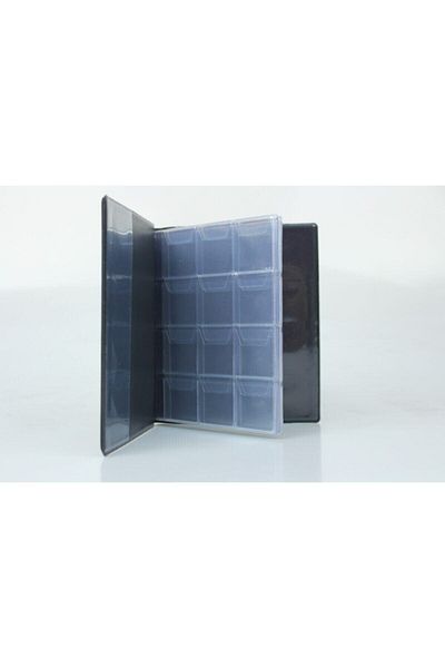 3Alp Koleksiyon Mini Coin Pocket Album 120 θέσεων 12 σελίδων - Μπλε Χρώμα