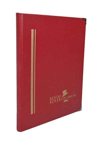 Benim Koleksiyonum 6 Sheets, 12 Pages White Ground Flake Notebook