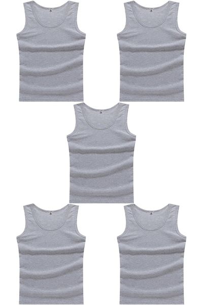 marufshop Ανδρικό μεγάλο μέγεθος 5 τμχ Classic Cotton Battal - Redzone