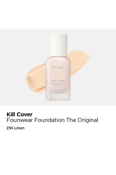 CLIO Cleo Kill Cover Funwear Original Foundation #21n Linen 35ml