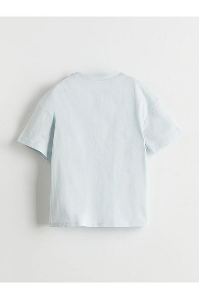 LC Waikiki Tricou cu imprimeu LCW ECO Crew Gât pentru băiat