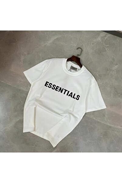 NoVibe Μπλουζάκι Unisex Essen Printed Oversize 100% βαμβάκι