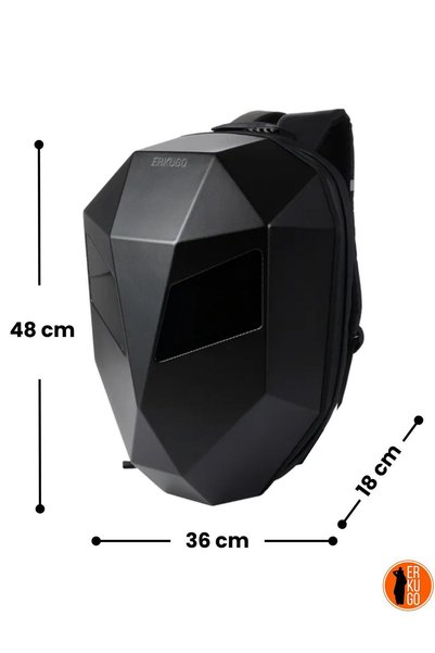 ERKUGO LED Eyed (LARGE) Motor Backpack, LED Backpack, Phone Control Helmet Carrying Bag