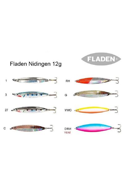 FLADEN Nidingen Flash Νέα Σειρά Bluefish Spoon 12gr Χρώμα:27