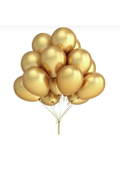 ALYA PARTY Μεταλλικό Χρυσό Σετ Μπαλόνι 20 Τεμαχίων