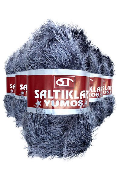 SALTIKLAR Alray 5 Pieces Soft Bearded Hand Knitting Yarn Wool 36