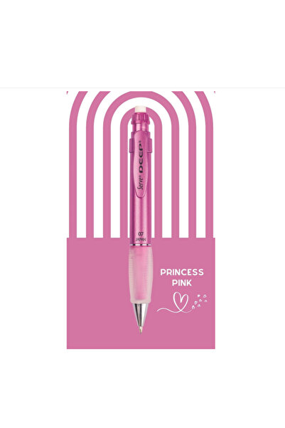Serve Deep Mekanik Kurşun Kalem Metalik Renk Prenses Pembe