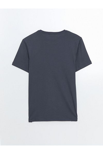 LC Waikiki Crew Neck Short Sleeve Printed Combed Cotton Men's T-Shirt