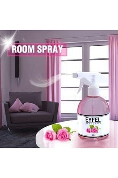 Eyfel Rose Room Spray Air Freshener for Home and Office- 500ml
