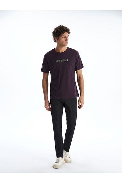 LC Waikiki Ανδρικό Tisort με στάμπα Crew Neck New Season - S5KU11Z8