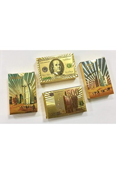 Other أوراق لعب مقاومة للماء (مطلية بالذهب) هدية تذكارية من دبي