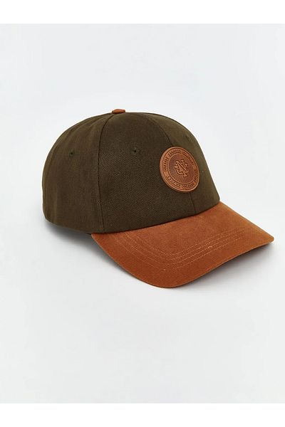 LC Waikiki Lcw Accessories Khaki Embroidered Men's Cap Hat