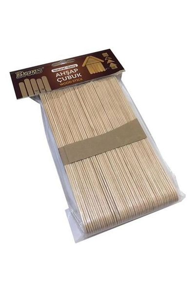 pazarella Alray Brons Wooden Stick Natural Wide Br-901