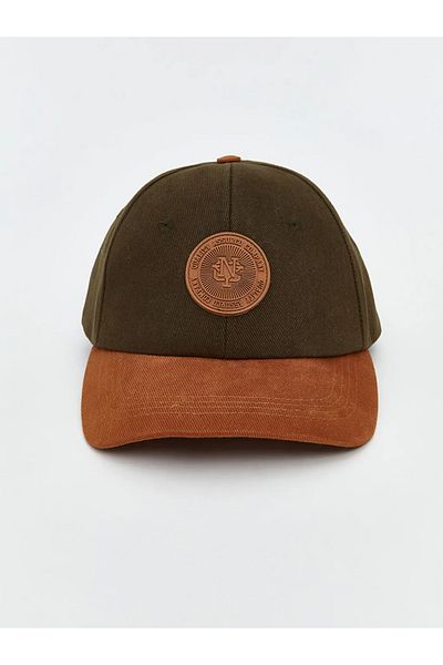 LC Waikiki Lcw Accessories Khaki Embroidered Men's Cap Hat