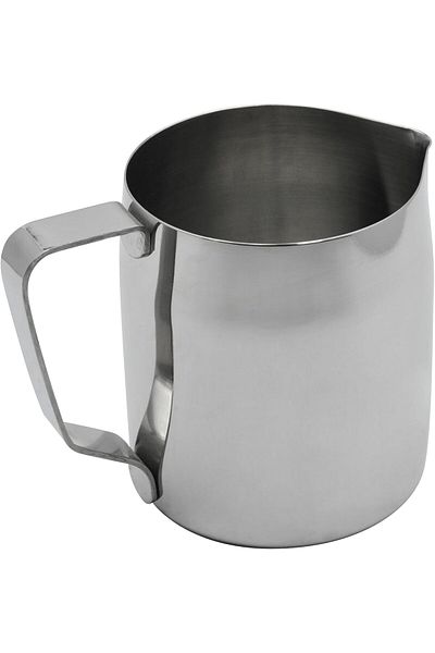 RAJ Stainless Steel Milk Frothing Cup - 24 oz,CMCF48, Espresso Steaming Pitcher,Coffee Frothing Jug