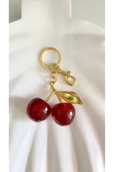 Takimakstore حقيبة الكرز - شارما وسلسلة المفاتيح