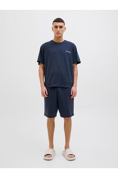 Jack & Jones Loungewear Set 2er-pack Einfarbig Rundhals Loungewear Set