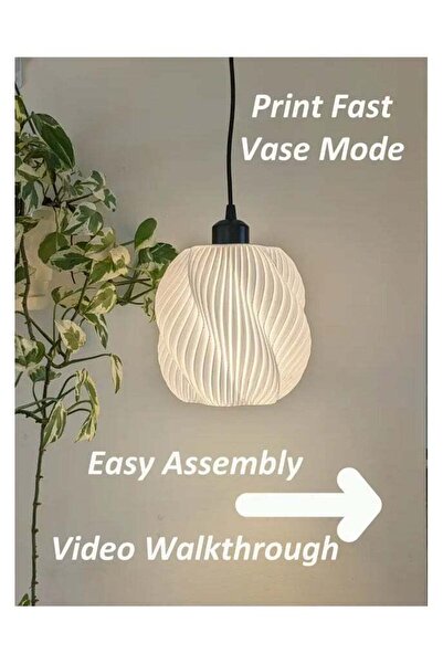 3D Brothers The Hestra Pendant Light Vase Mode Bamboo