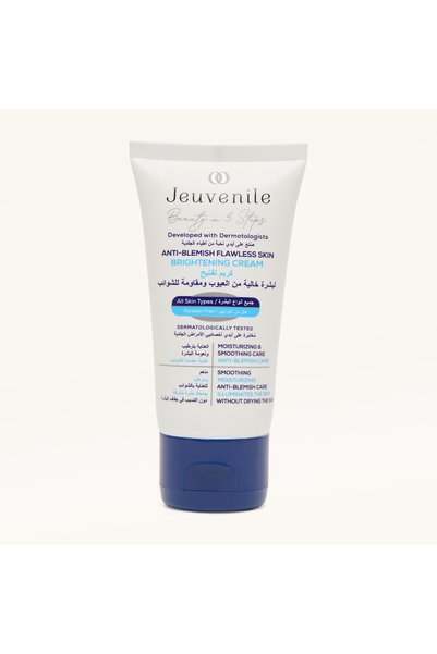 Jeuvenile Anti-Blemish Brightening Face Cream - for a More Even Tone, Smooth and Radiant Skin