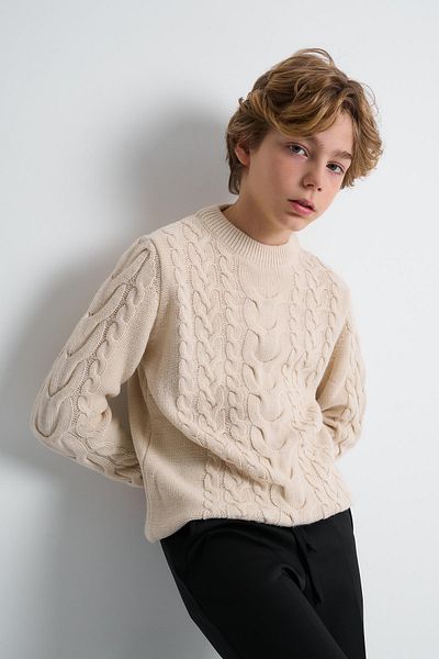 ALEXANDERGARDI Pulover pentru copii tricotat cu modele