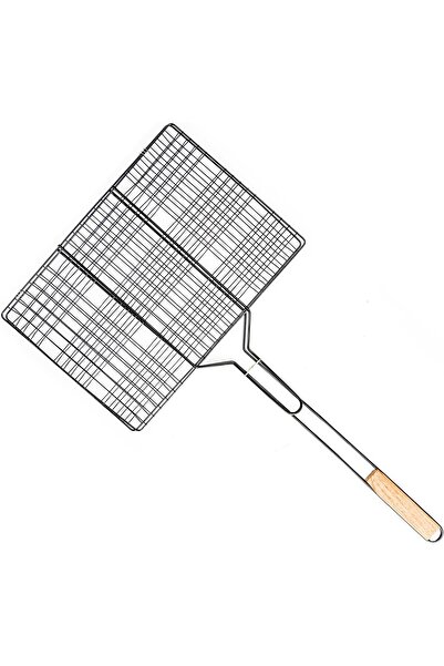 ROYALFORD RF10385 سلة شواء، مصنوعة من الحديد المطلي بالكروم، قابلة للطي، مساح...