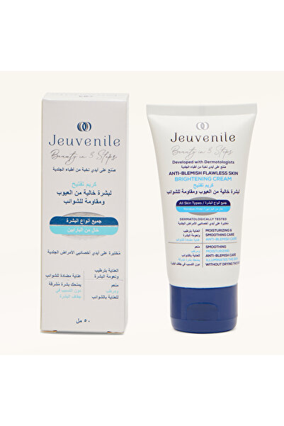 Jeuvenile Anti-Blemish Brightening Face Cream - for a More Even Tone, Smooth ...