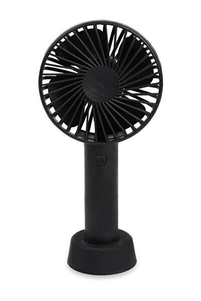 KUMTEL Şarj Edilebilir Mini El Fanı Siyah HFF-02
