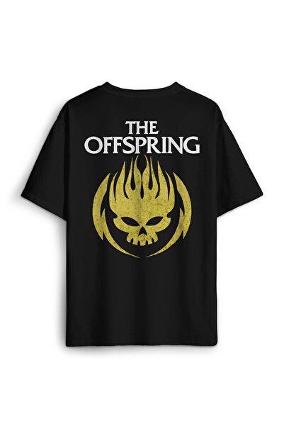 Kendim Seçtim The Offspring Rock Punk Music εμπριμέ μπλουζάκι Oversize Μαύρο ...