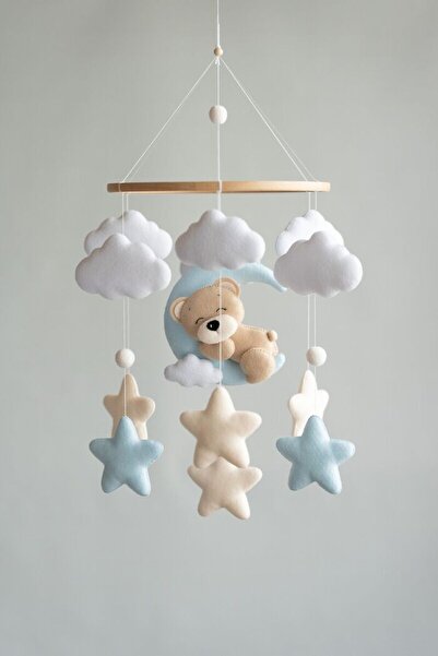 EFSBABY (MÜZİKLİ)bebek Beşiği Dönencesi Erkek Bebek