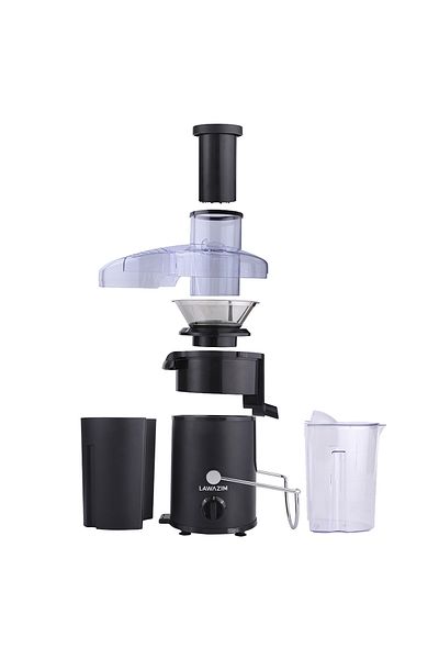 Lawazim 500W Fruit Juicer – Wide Feed Tube, Dual-Speed Stainless Steel Juice Extractor