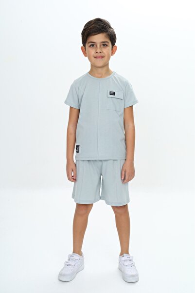 Toontoy Komplet kratkih hlača za dečake Sa džepovima Crest