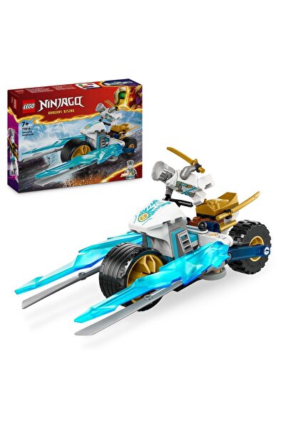 LEGO Ninjago Motocicleta de gheață a lui Zane 71816 - Set de construcție cu 7 arcuri și mai mult (84 de piese)