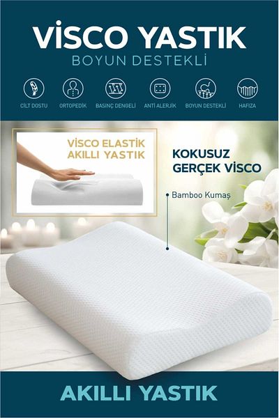Mulberry Orthopedic Luxury Pillow with Neck Rest 50 X 30 cm